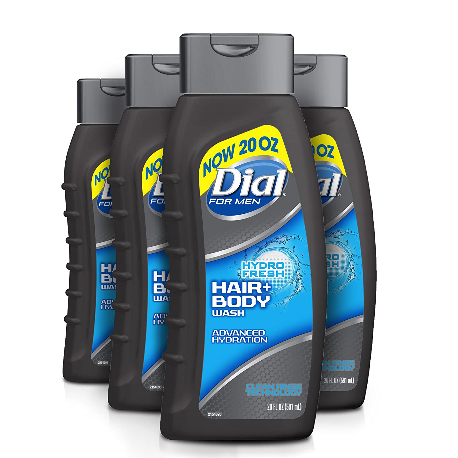 Dial Body Wash HYDRO FRESH FOR MEN 20 OZ/6pk