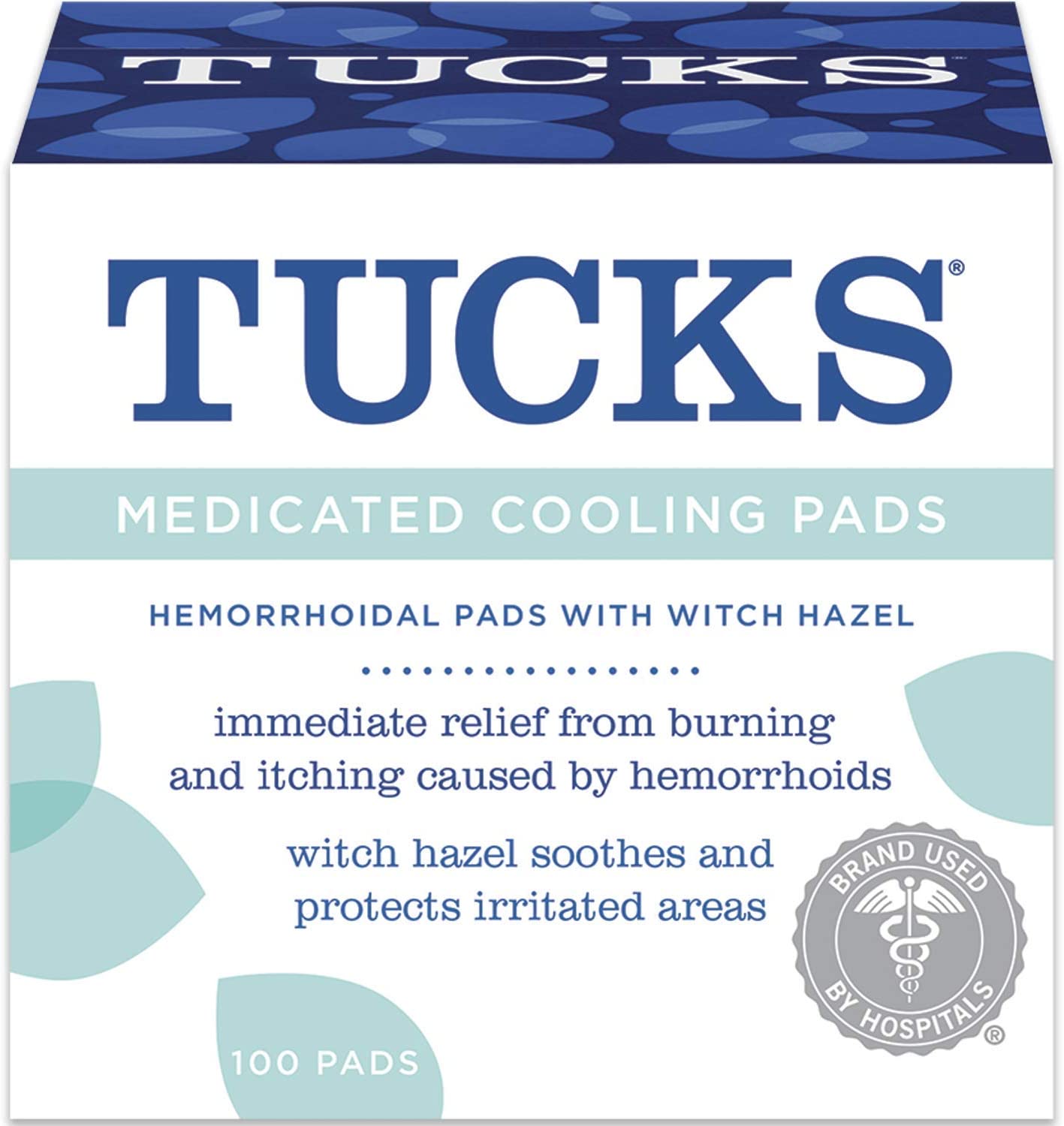 Tucks Medicated Pads / Witch Hazel Hemorrhoidal Medicated Pads - 100ct/12pk