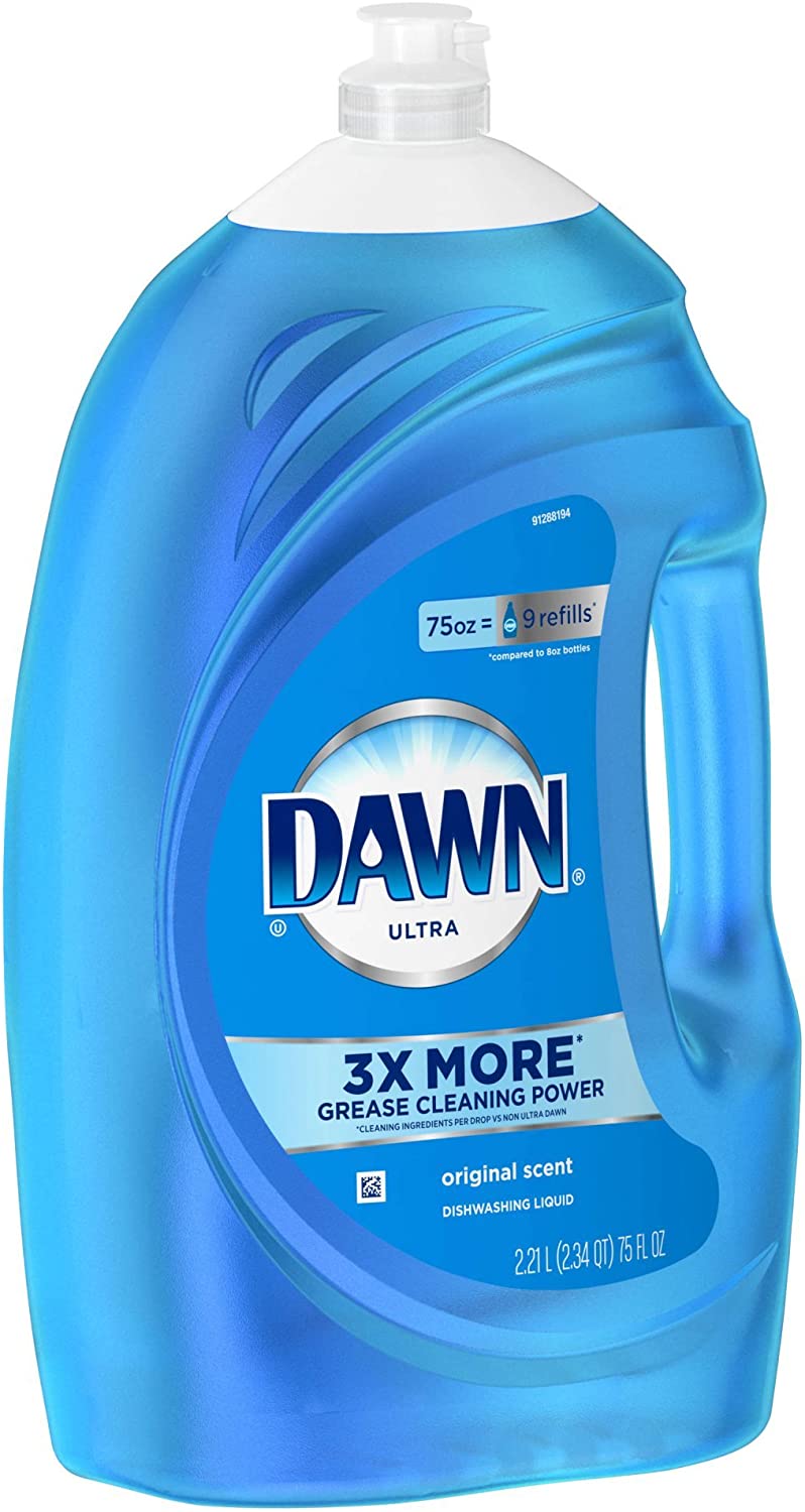 Dawn Ultra Dishwashing Liquid Dish Soap, Original Scent, 75oz/6pk