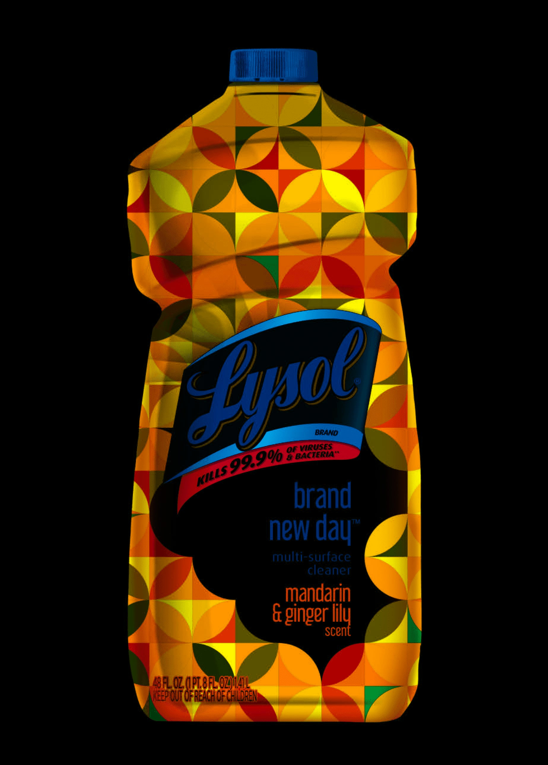 Lysol Multi-Surface Cleaner Pourable Brand New Day Mandarin & Ginger Lily - 10.75oz/20pk