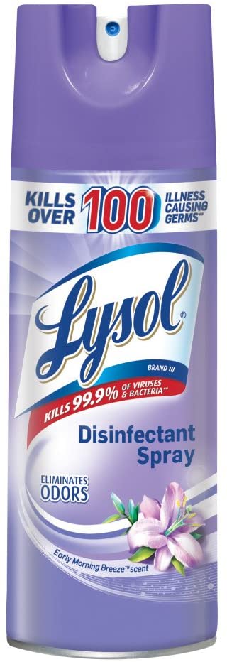 Lysol Disinfectant Spray Early Morning Breeze - 12.5oz/12pk