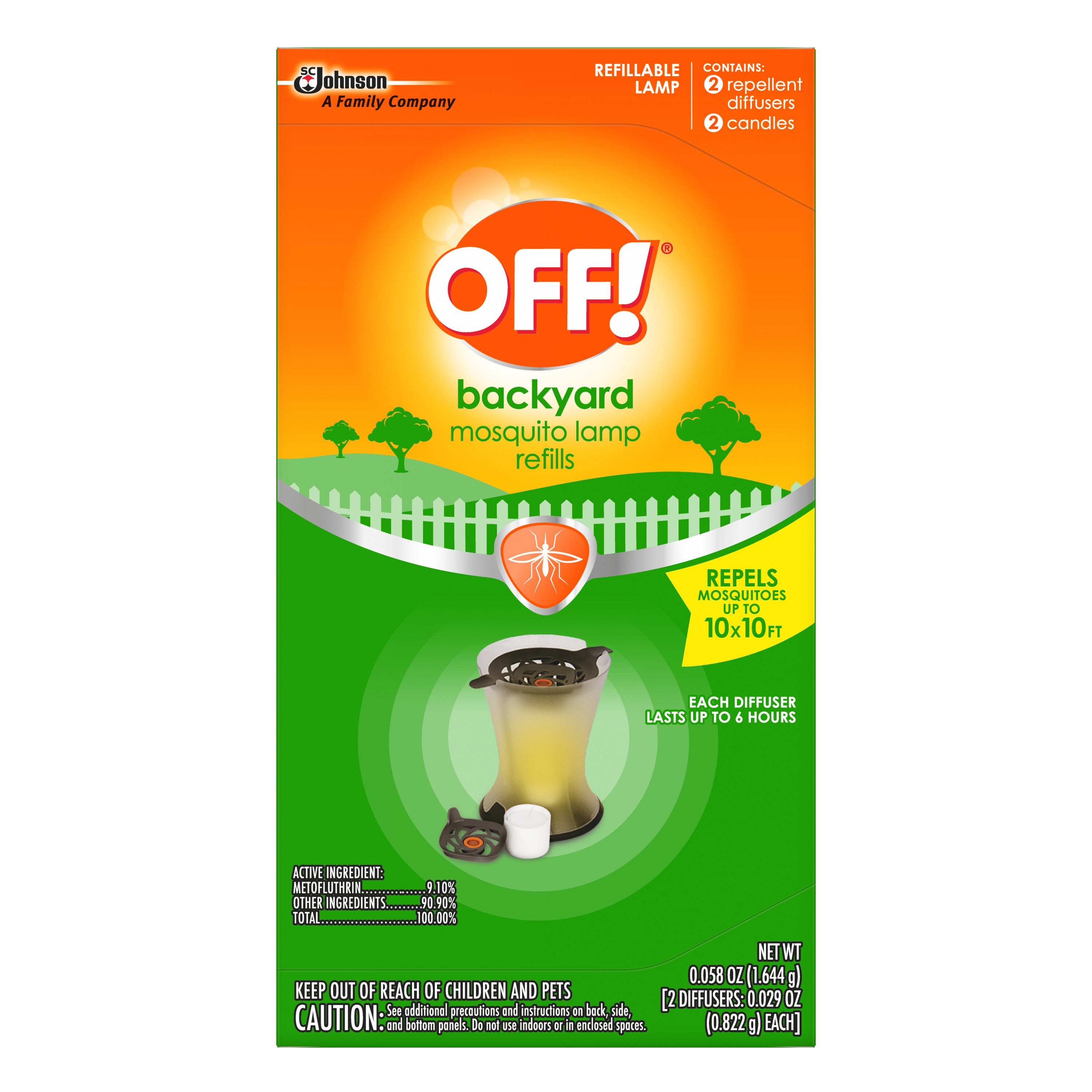 Off! Mosquito Lamp Refill - 2ct/8pk