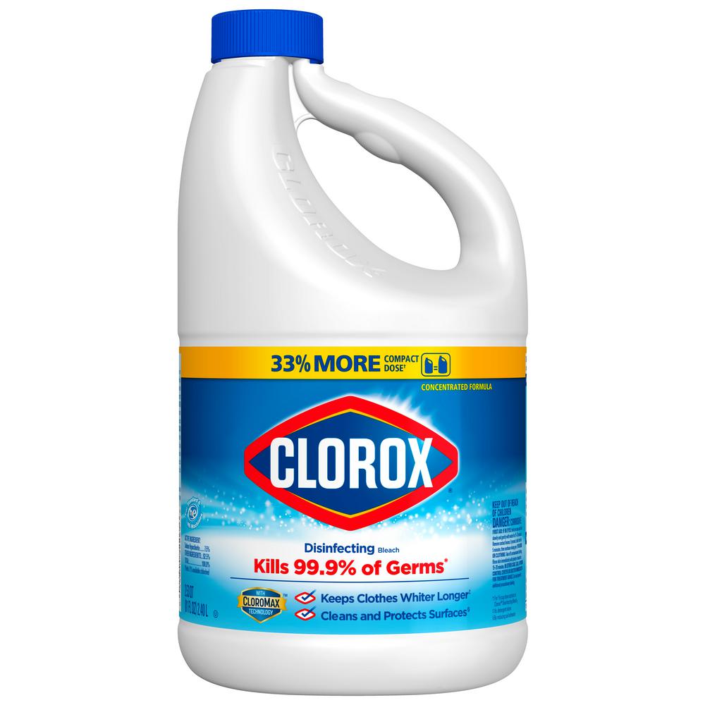 Clorox Bleach Liquid Disinfecting Concentrated - 81oz/6pk