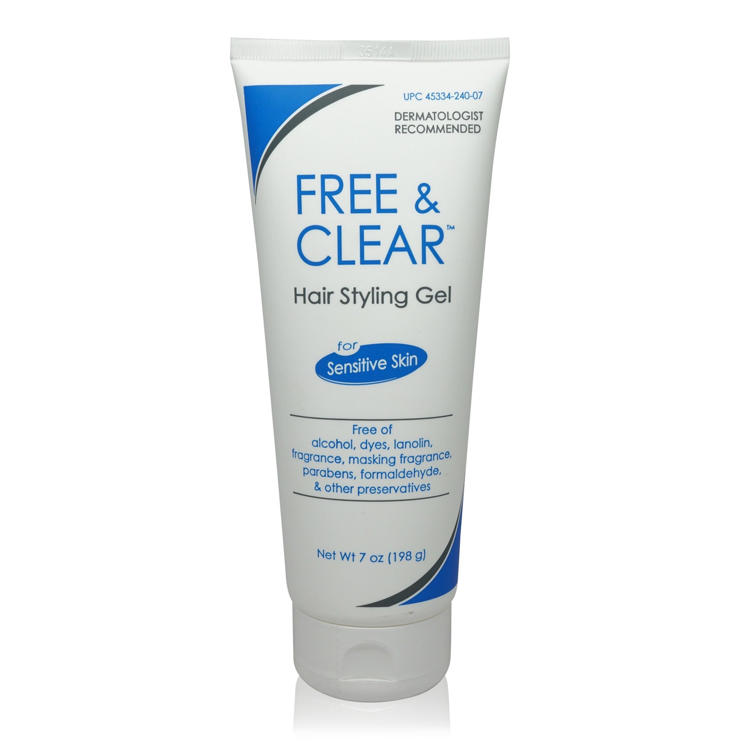 Free & Clear Hair Styling Gel - 7oz/12pk