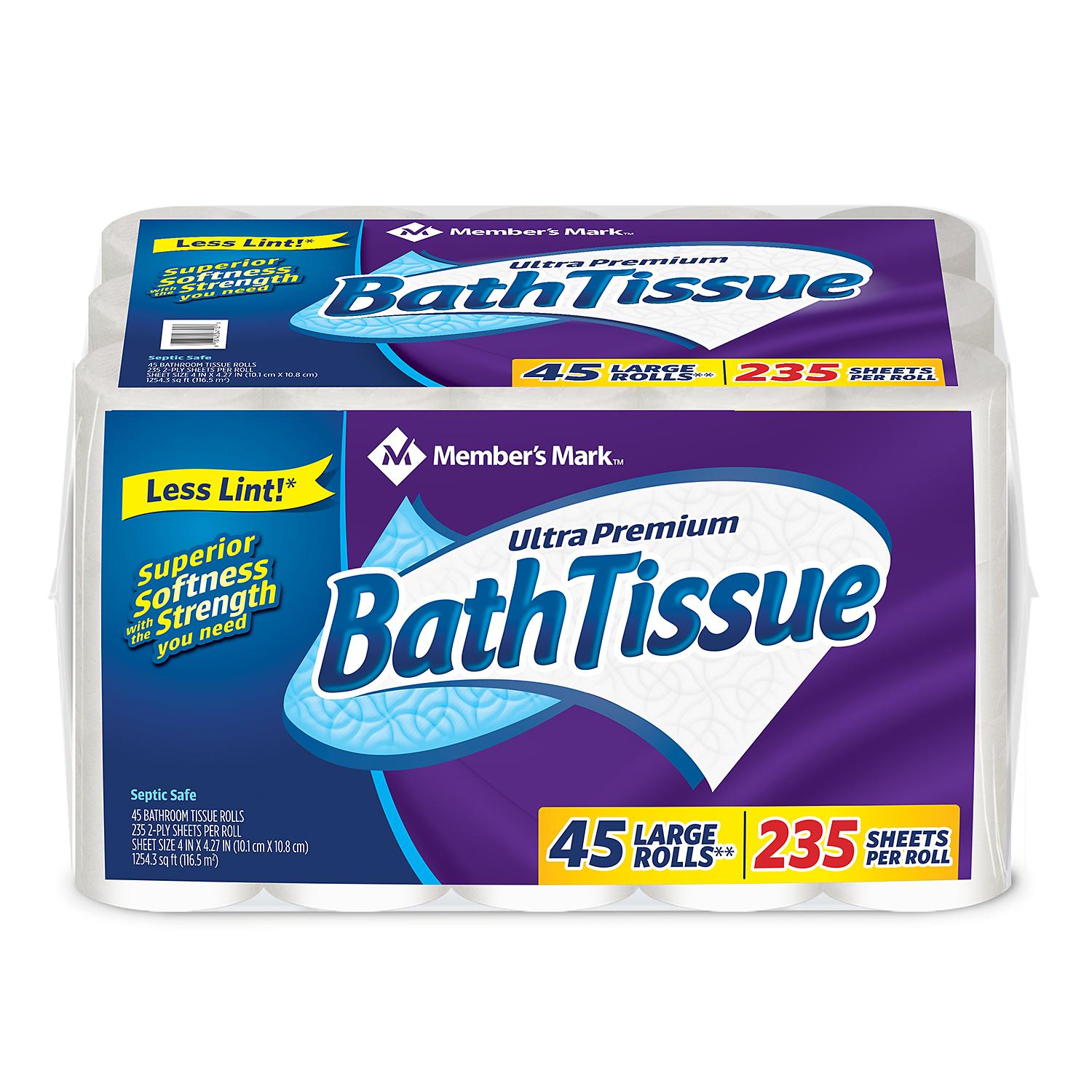 Member`s Mark Bath Tissues - 235ct/45pk