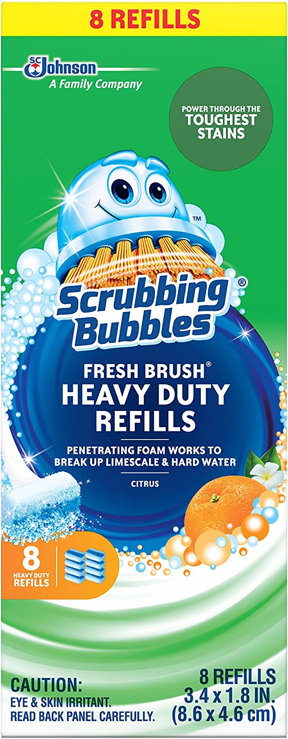 Scrubbing Bubbles Fresh Brush Max Refill - 8ct/8pk