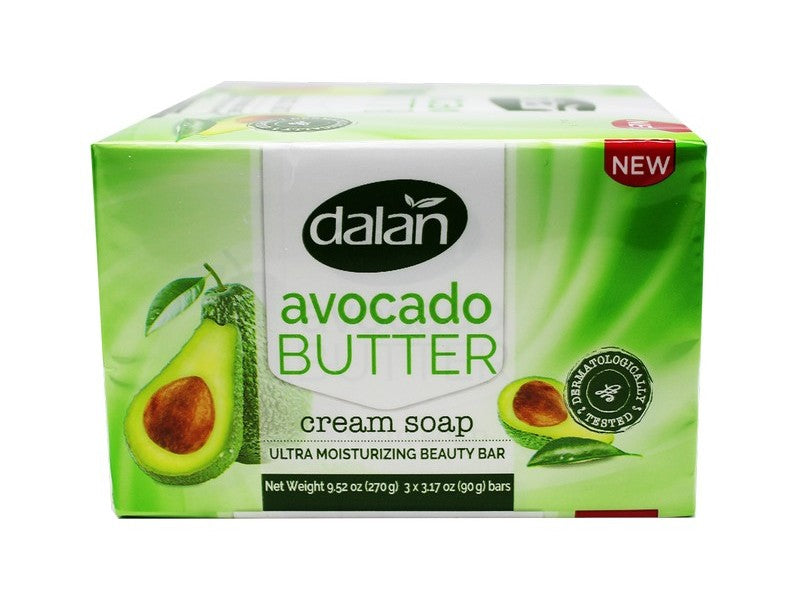 Dalan Acocado Butter Soap 3bar - 3.2oz/24pk