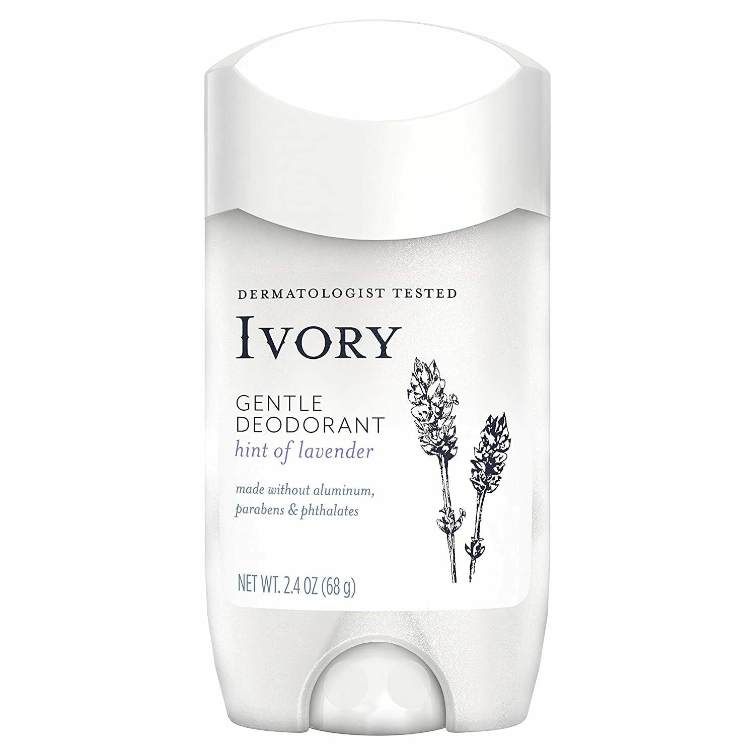 Ivory Gentle Aluminum Free Deodorant Hint of Lavender - 2.4oz/12pk