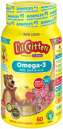 L'il Critters Omega-3 Gummy Fish - 60ct/12pk