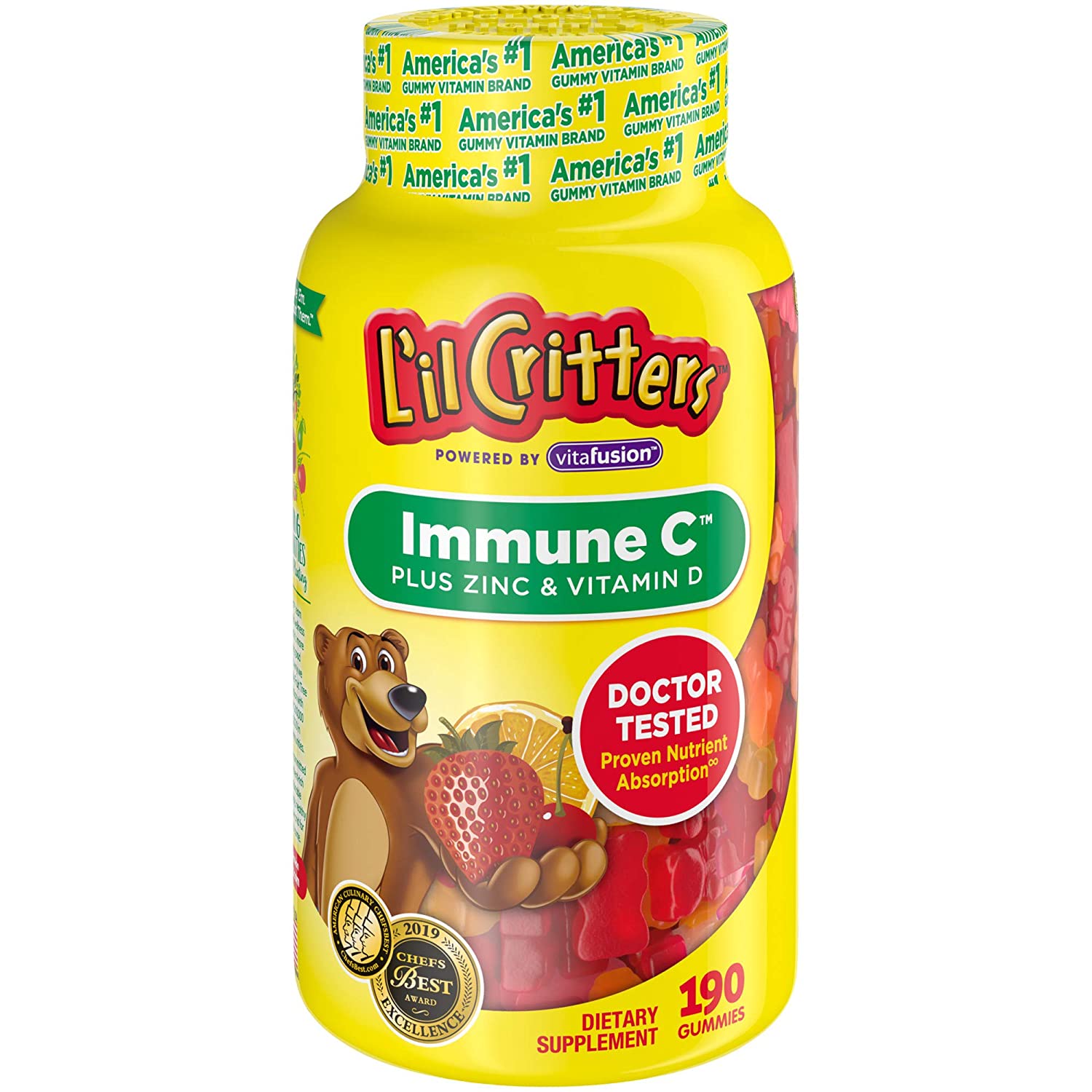 L'il Critters Immune C - 190ct/12pk