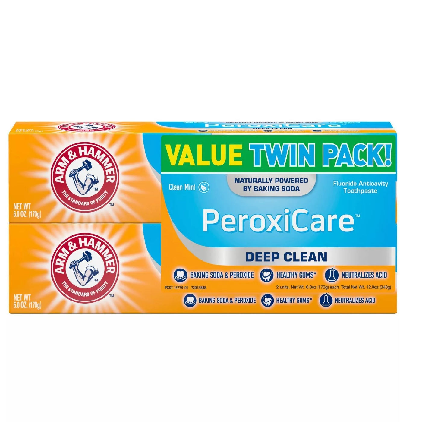 AHDC Peroxicare Tartar Control Toothpaste Twin Pack - 2x6oz/6pk