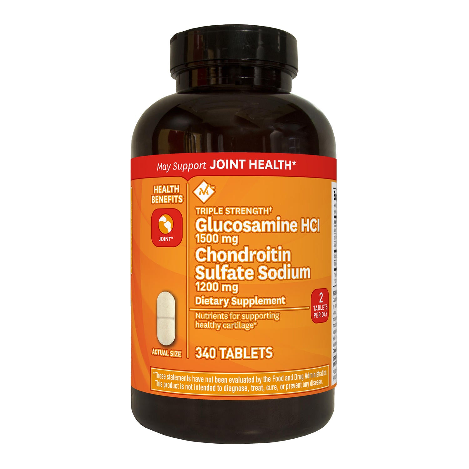 Member's Mark Triple Strength Glucosamine Chondroitin - 340ct/1pk