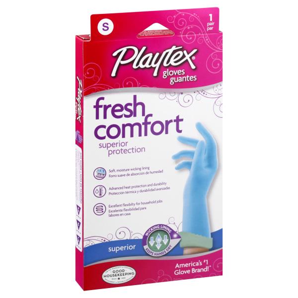 Playtex Fresh Comfort Gloves Small - 1pair/12pk