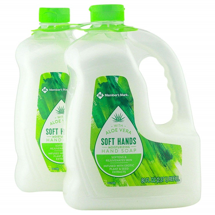 Member`s Mark Hand Soap Refill Aloe Vera - 80oz/2pk