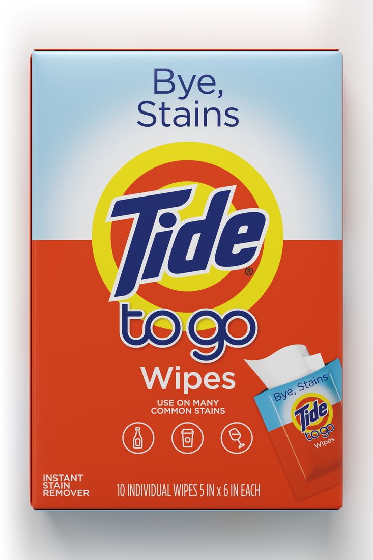 Tide To Go Instant Stain Remover Wipes - 10ct/12pk