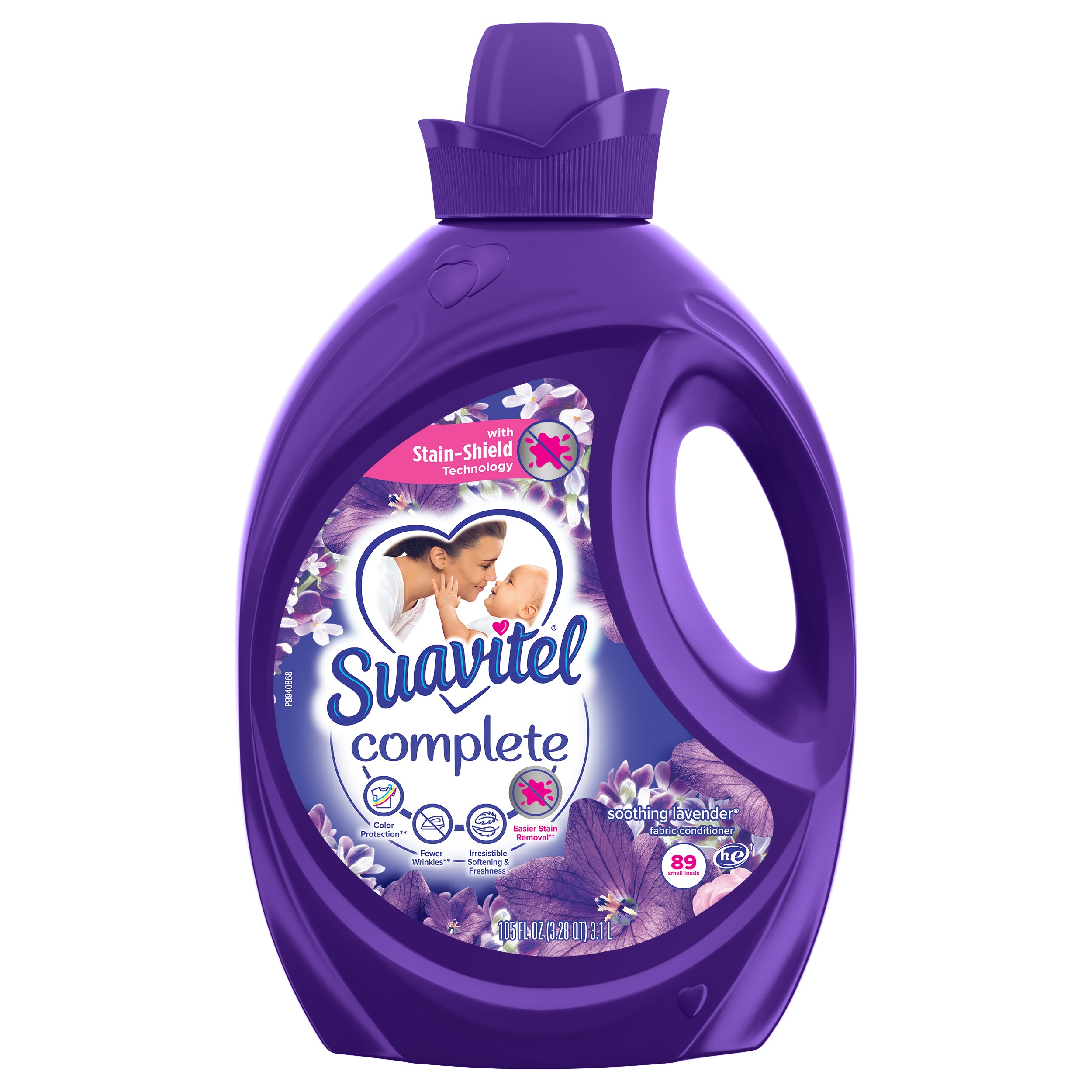 Suavitel Complete Liquid Fabric Softener Lavender - 105oz/4pk