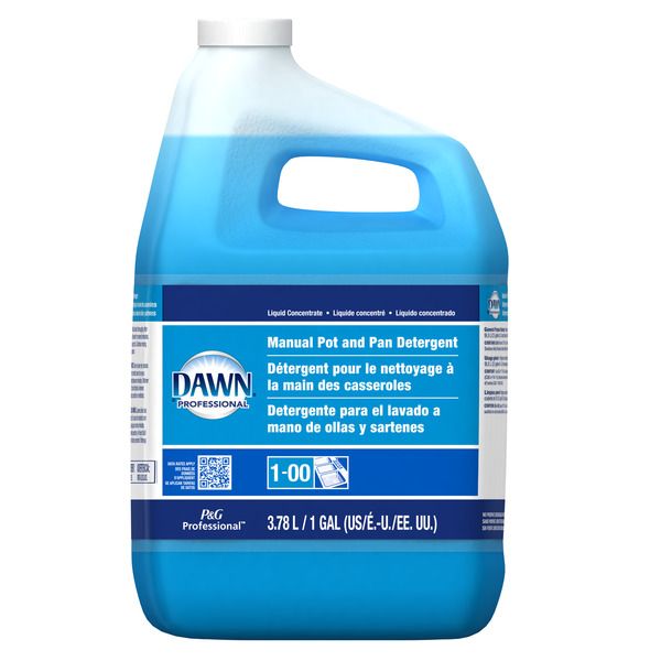 Dawn Professional Liquid Concentrate Manual Pot and Pan Dish Detergent 3.78 L/1 Gal - 128oz/4pk