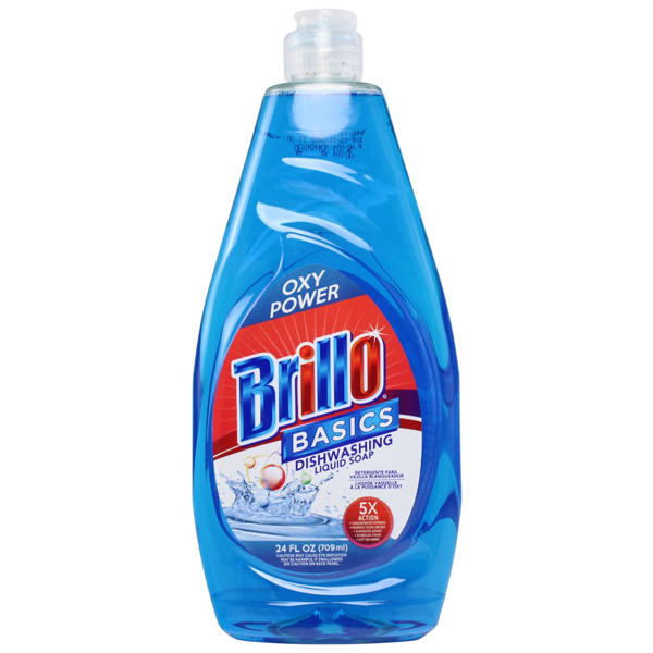 Brillo Oxy Dish Liquid - 24oz/12pk