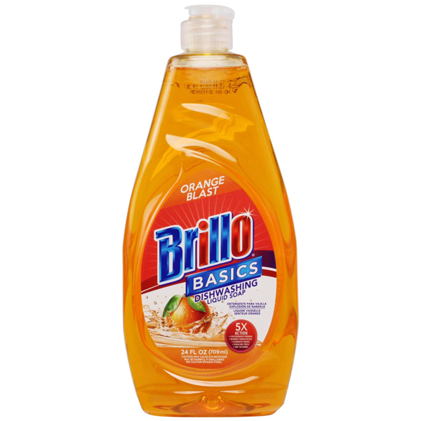 Brillo Orange Dish Liquid - 24oz/12pk