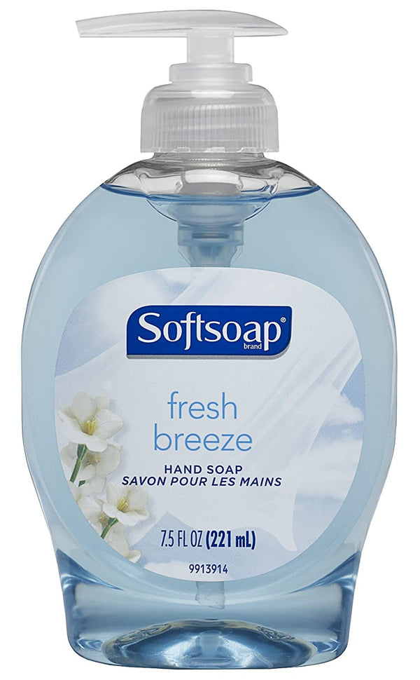 SoftSoap Liquid Hand Soap Pump Fresh Breeze - 7.5oz/6pk