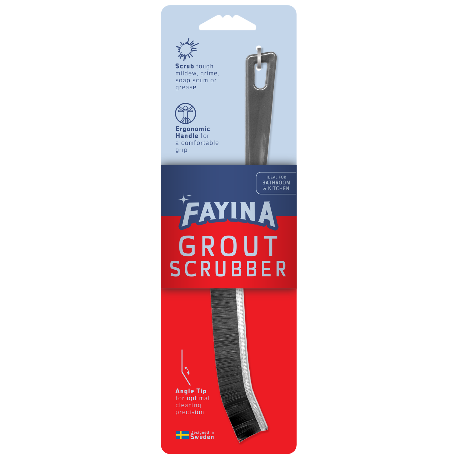 Fayina Grout Scrubber - 1ct/12pk