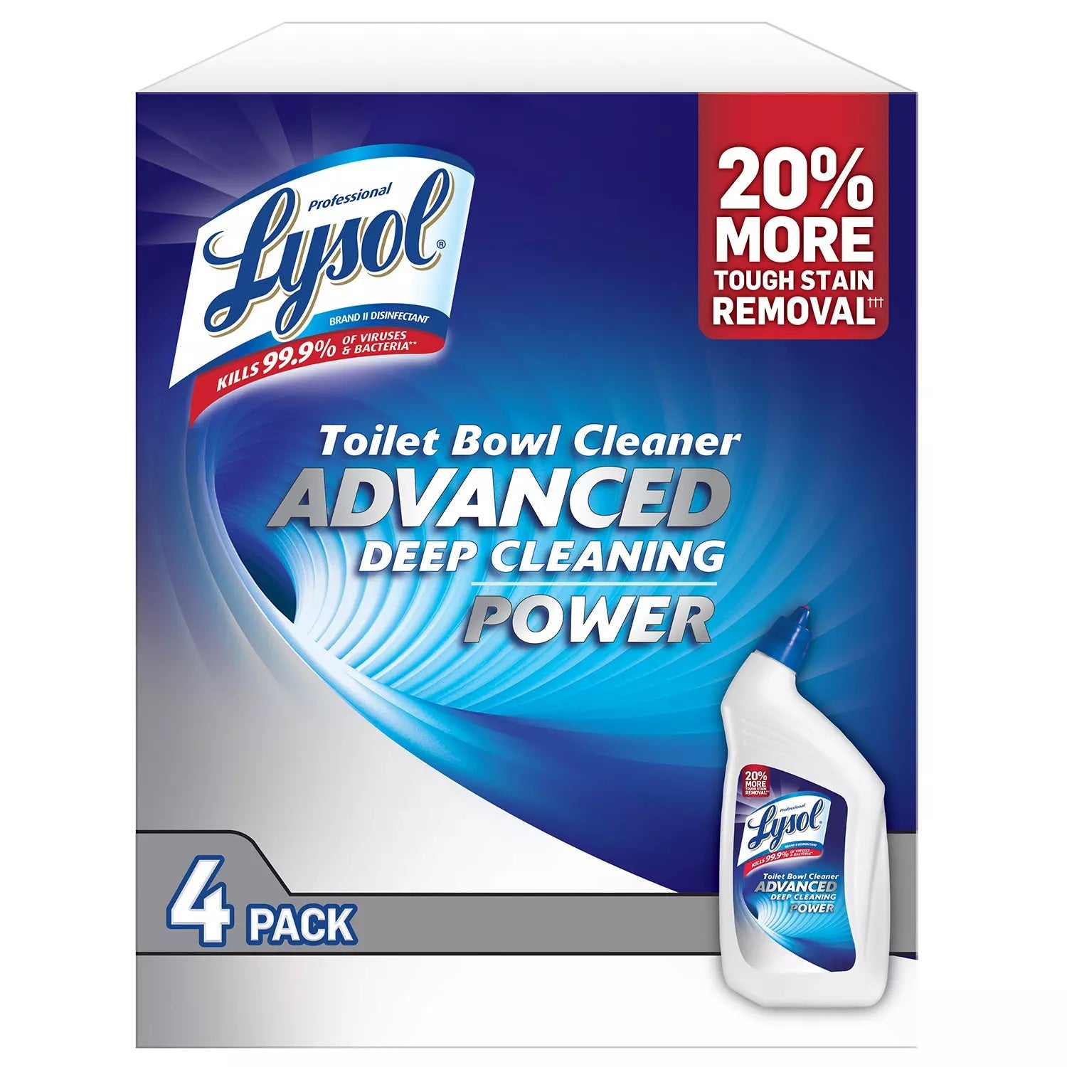 Lysol Advanced Toilet Bowl Cleaner - 32oz/4pk