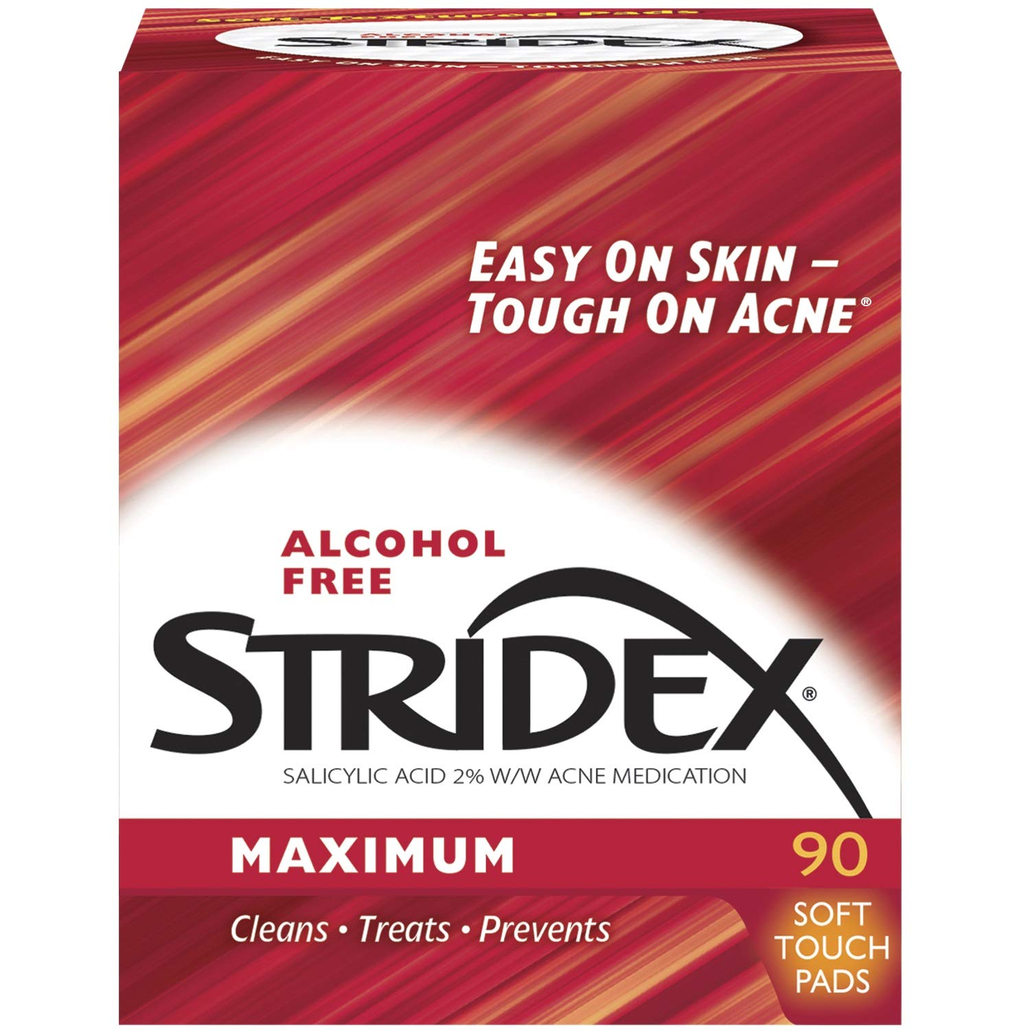 Stridex Acne Pads Maximum Strength - 90ct/12pk