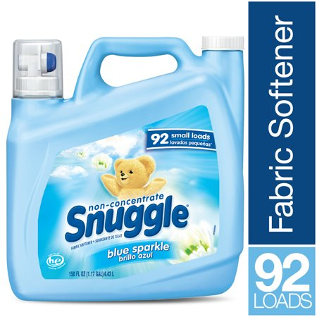 Snuggle Non-Concentrate Blue Sparkle Fabric Softener 92loads - 150oz/4pk