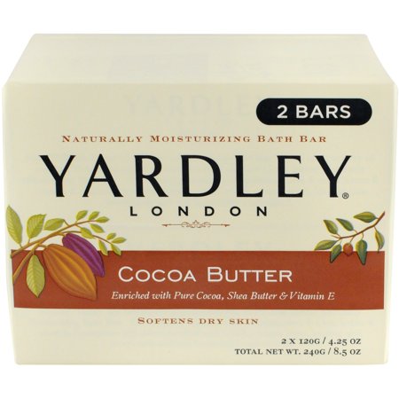 Yardley Cocoa Butter Bar Soap - 4.0oz/12x2pk/24pcs