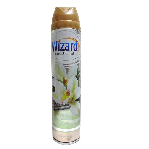 Wizard Aerosol Air Freshner Spray Fresh Vanilla - 10oz/12pk