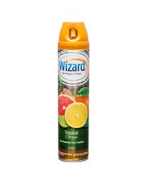 Wizard Aerosol Air Freshener Spray Tropical Citrus - 10oz/12pk