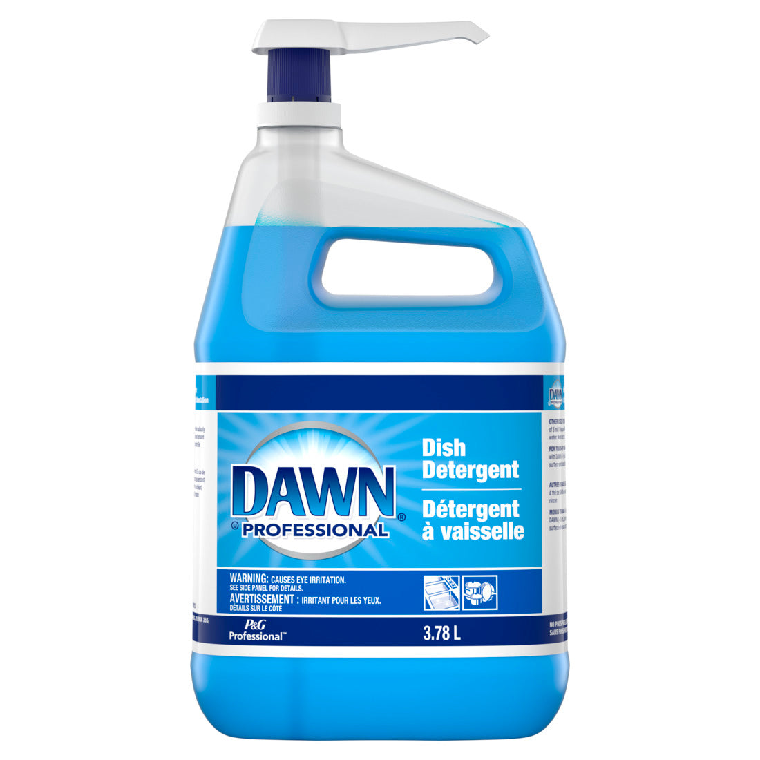 Dawn Professional Liquid Dish Detergent w/Pump 3.78L - 128oz/4pk