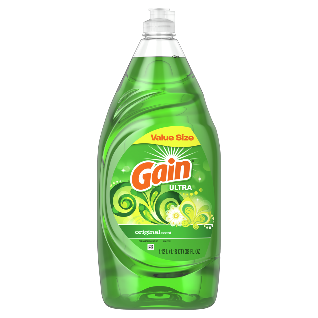 Gain Ultra Liquid Dish Soap Original Scent - 38oz/8pk