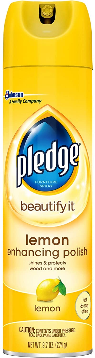 Pledge Beautify Enhancing Polish Lemon - 9.7oz/6pk
