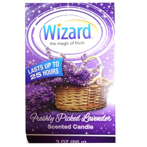 Wizard Candles Freshly Picked Lavender - 3oz/12pk