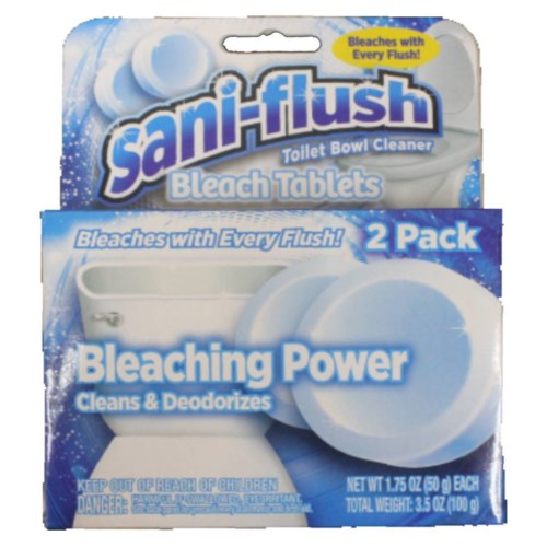 Sani-Flush Bleach Tab Toilet Bowl Cleaner White - 2ct/12pk