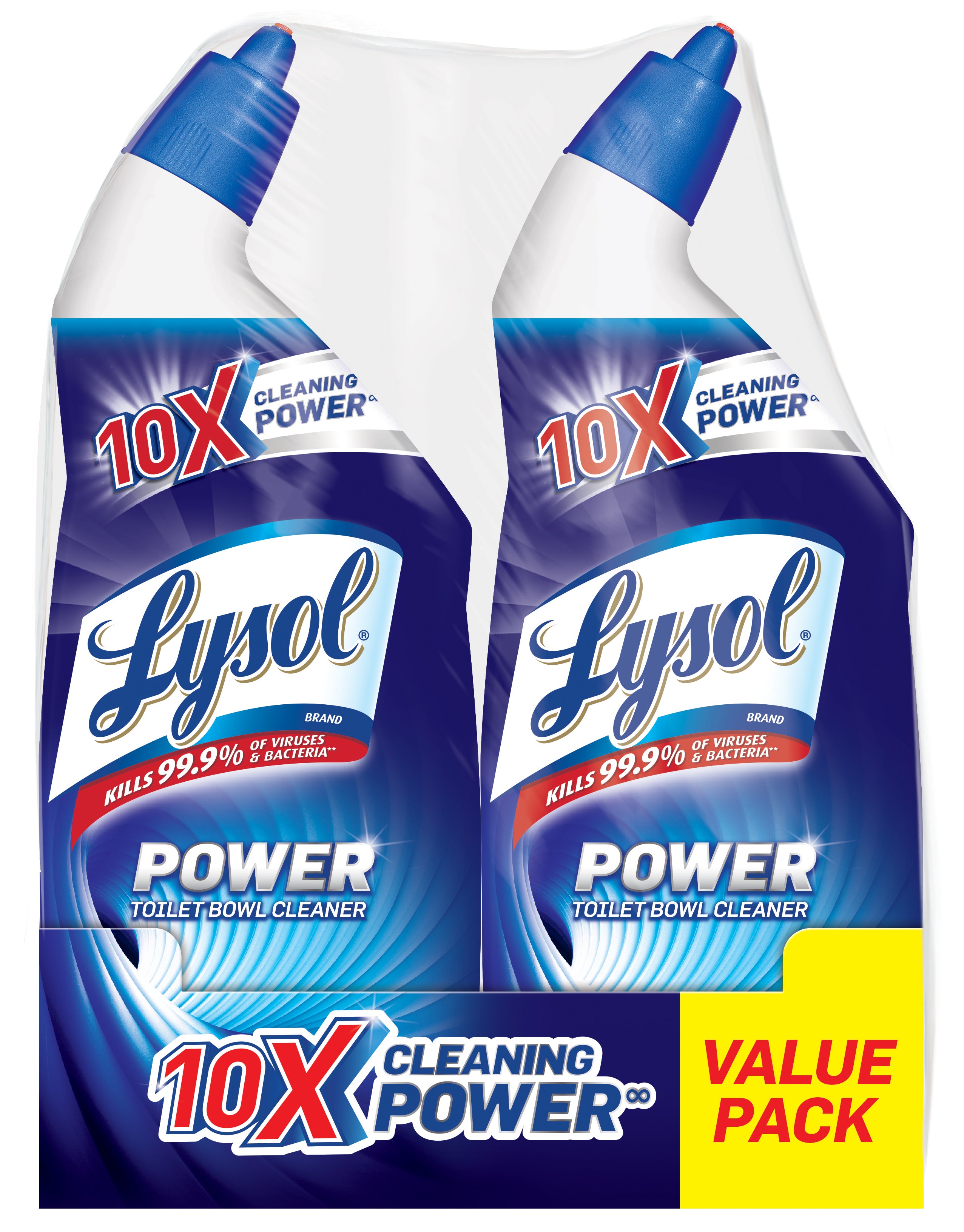 Lysol Toilet Bowl Cleaner Power Clean TWIN - 2x24oz/4pk