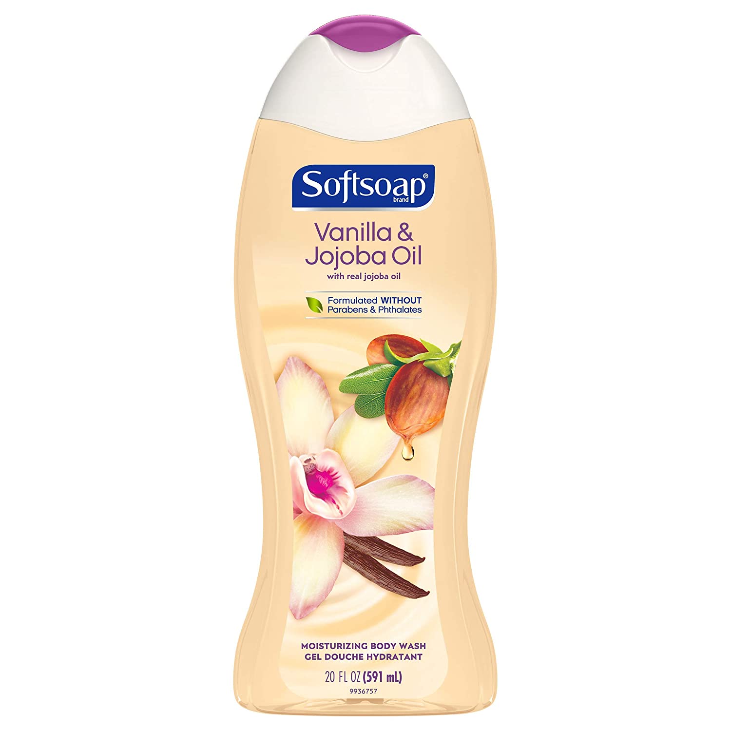 SoftSoap Moisturizing Body Wash Vanilla & Jojoba Oil - 20oz/4pk