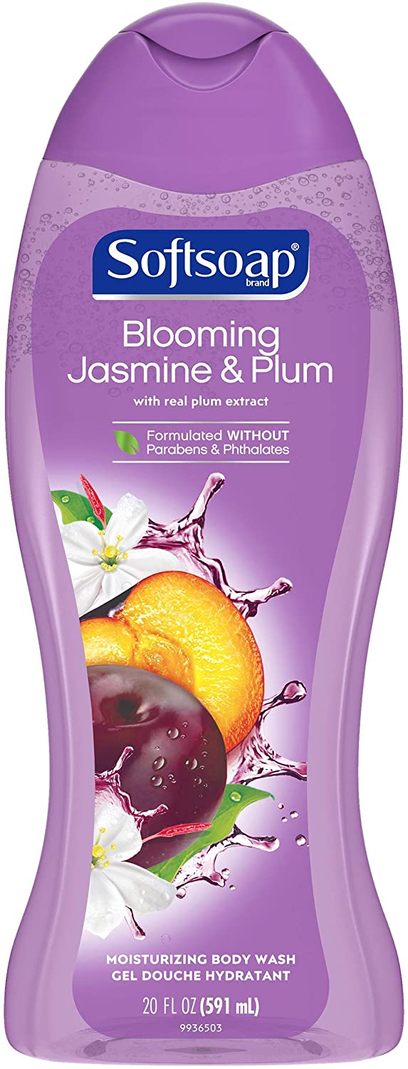 SoftSoap Moisturizing Body Wash Blooming Jasmine & Plum - 20oz/4pk