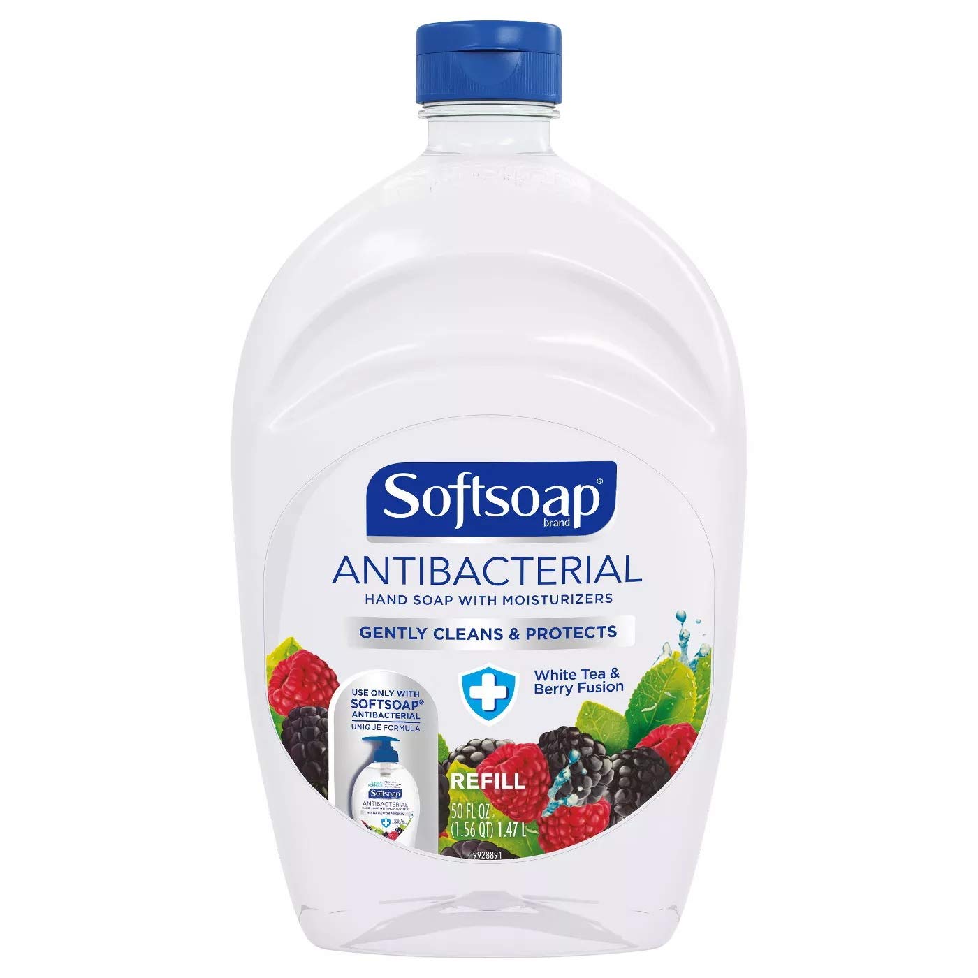 SoftSoap AB Liquid Hand Soap Refill White Tea & Berry - 50oz/6pk