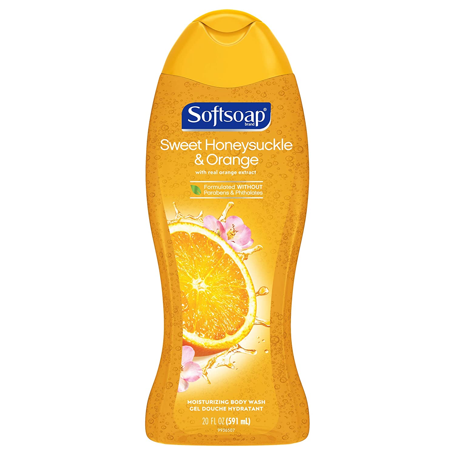 SoftSoap Moisturizing Body Wash Sweet Honeysuckle & Orange - 20oz/4pk