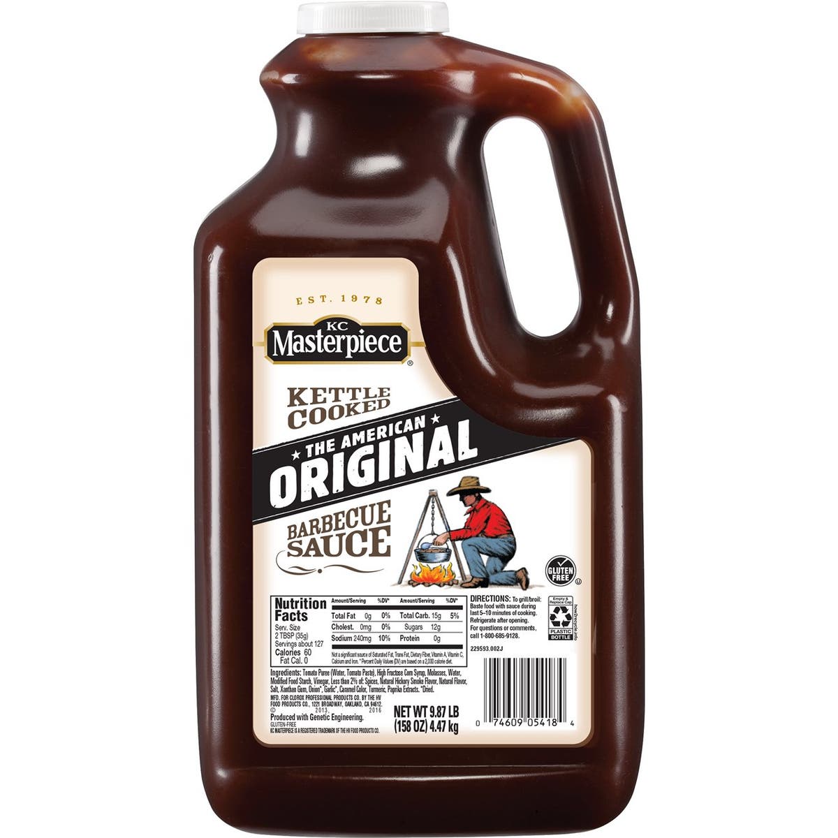 KC Masterpiece BBQ Sauce Original - 158oz/4pk