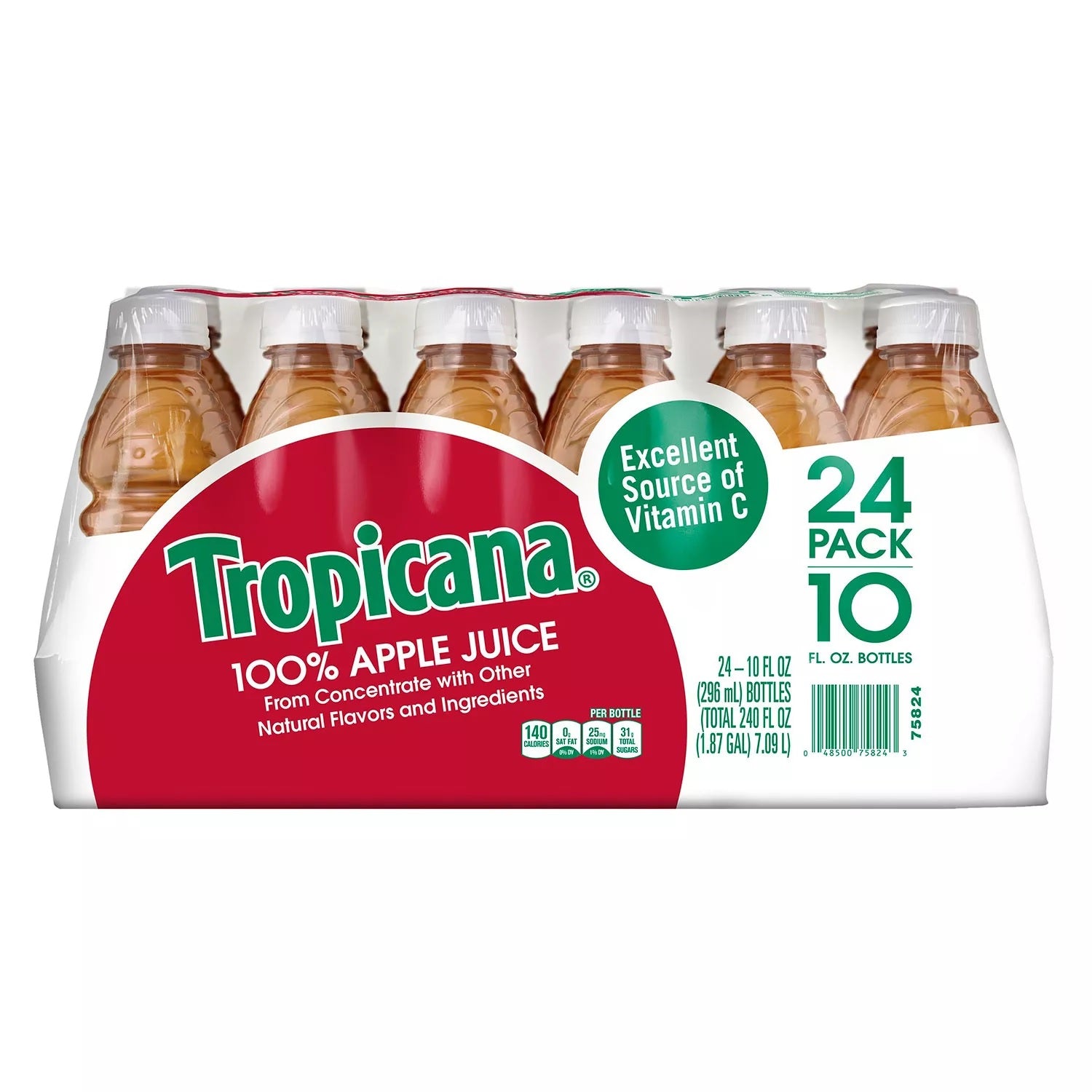 Tropicana 100% Apple Juice - 10oz/24pk