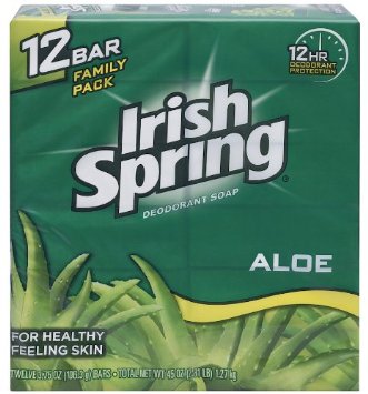 Irish Spring Aloe  - 12bar/6pk/3.75oz