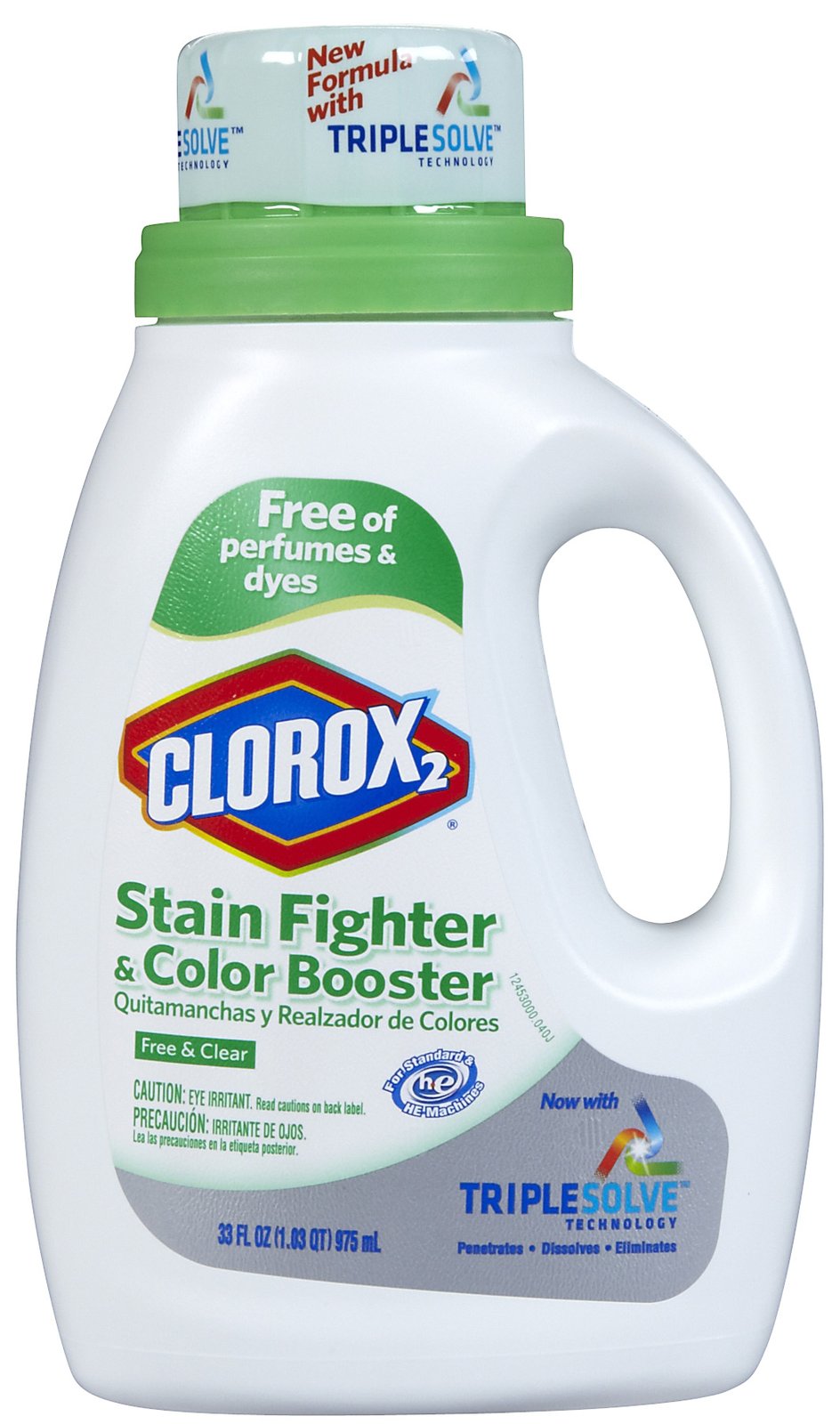 Clorox 2 Liq. Free & Clear Deter.-33oz/6pack