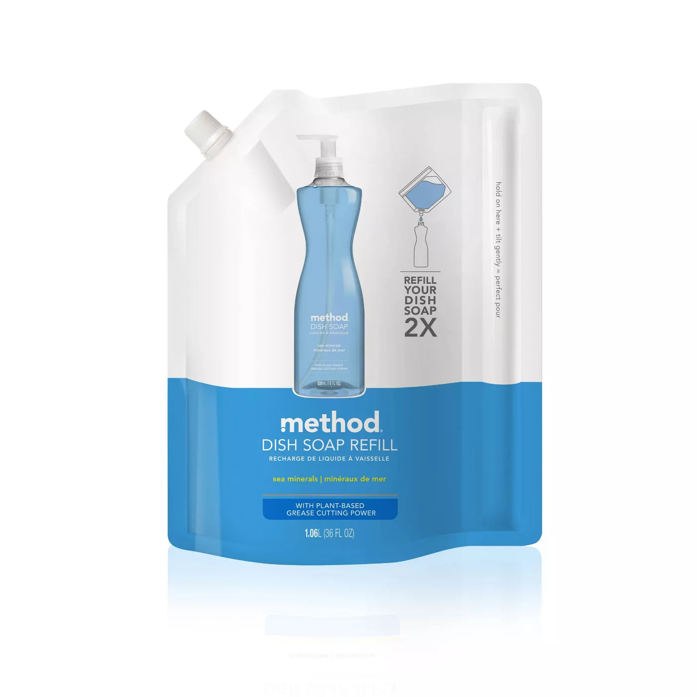 Method Dish Soap Refill Sea Minerals - 36oz/6pk