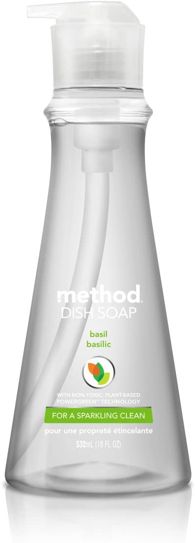 Method Dish Soap Pump Basil - 18oz/6pk