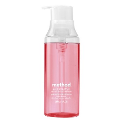 Method Gel Hand Wash Pink Grapefruit - 12oz/6pk