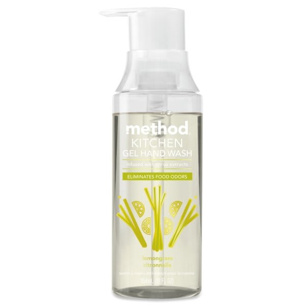 Method Kitchen Gel Hand Wash Lemon Grass - 12oz/6pk