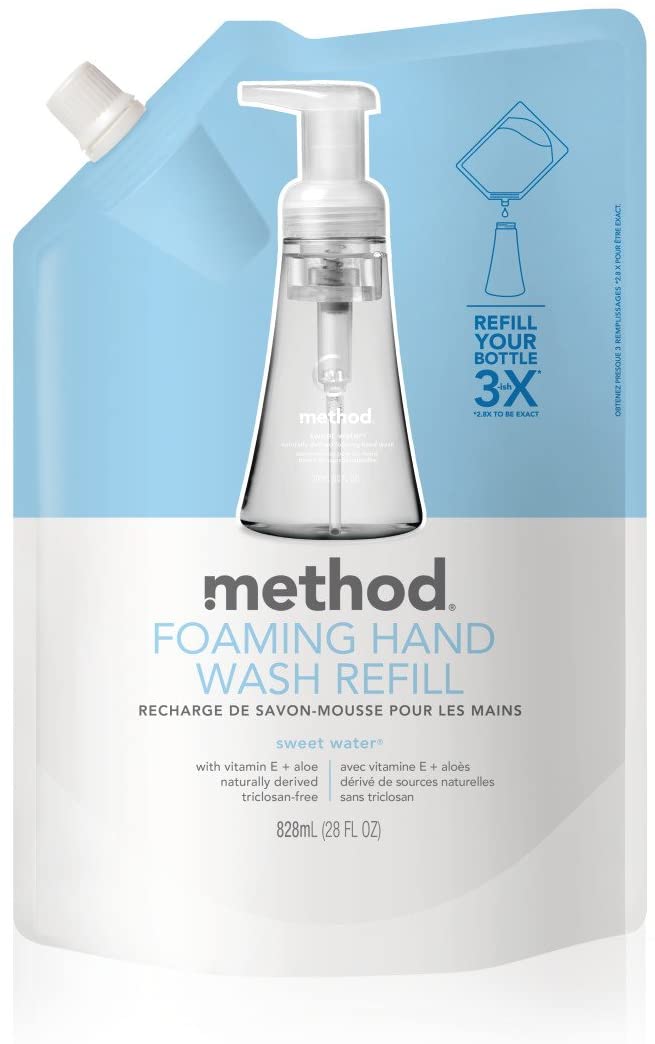 Method Foaming Hand Wash Refill Sweet Water - 28oz/6pk